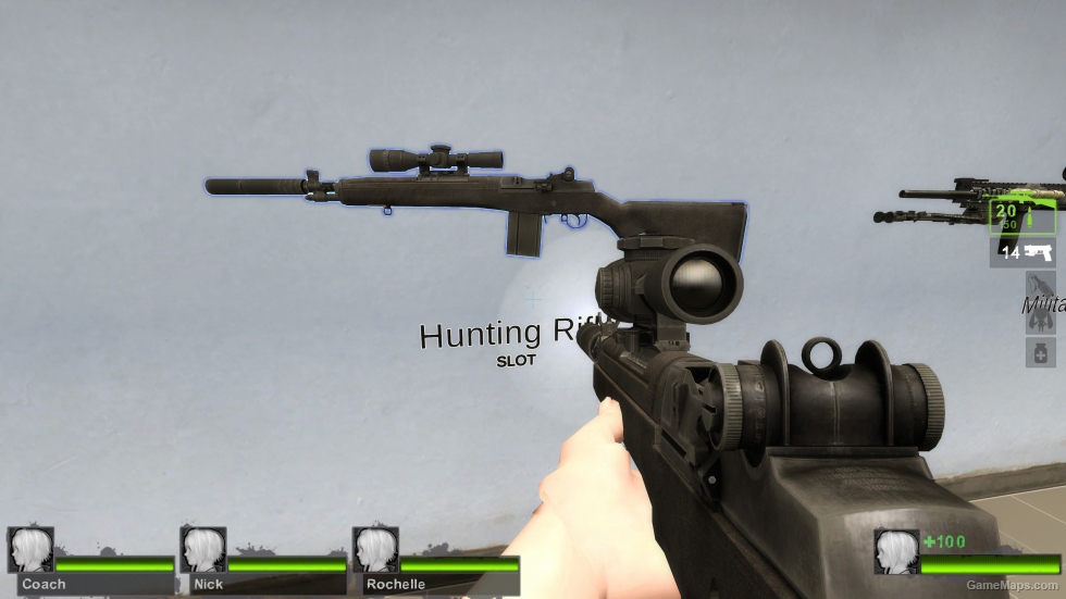 Springfield M1A SOCOM 16 Suppressed (Hunting Rifle) v4 [sound modification version]
