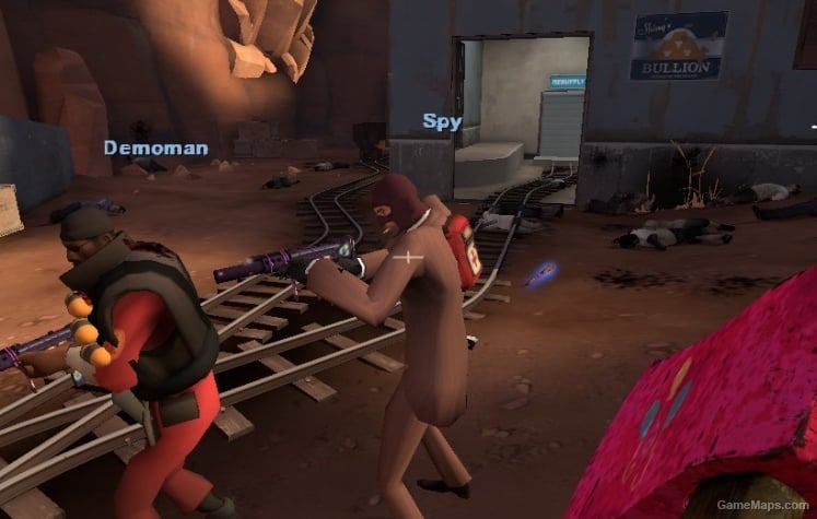 Spy (Nick) - I thought BLU usually pushed the cart Spy (Nick)