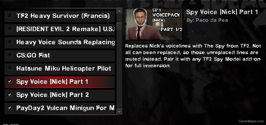 Spy Voicepack [Nick] (Part 1)