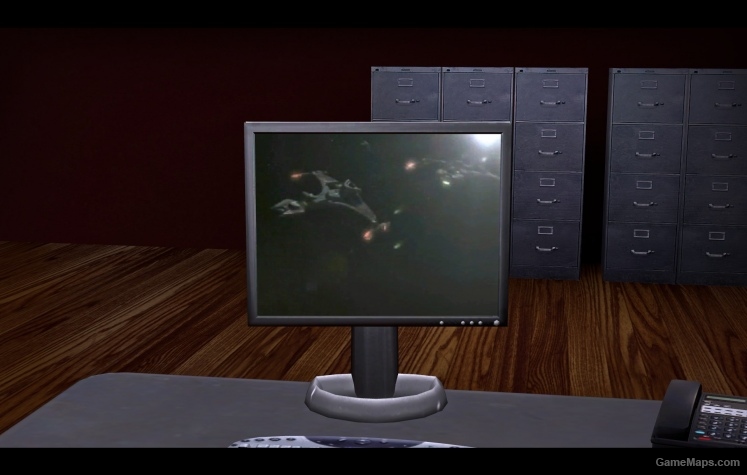 Star Trek battle on PC Screen