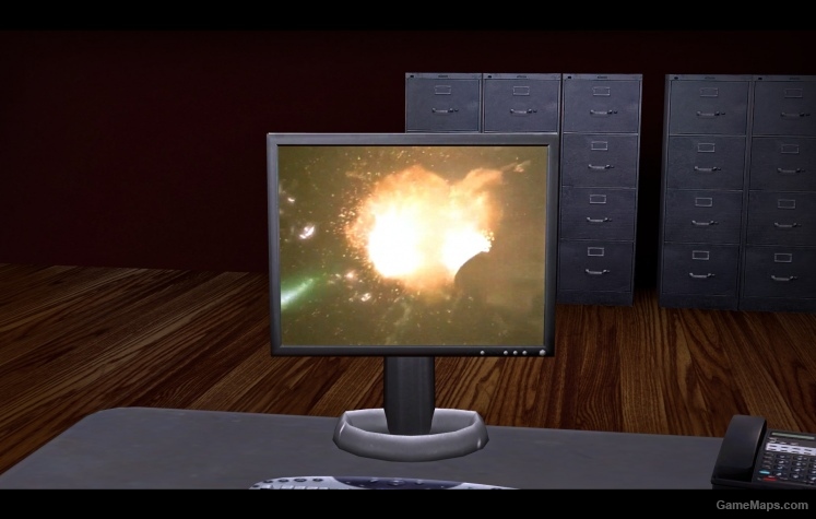 Star Trek battle on PC Screen