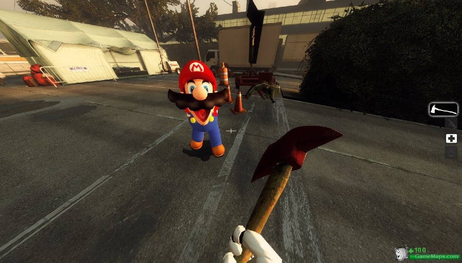 Stupid Mario as Jockey