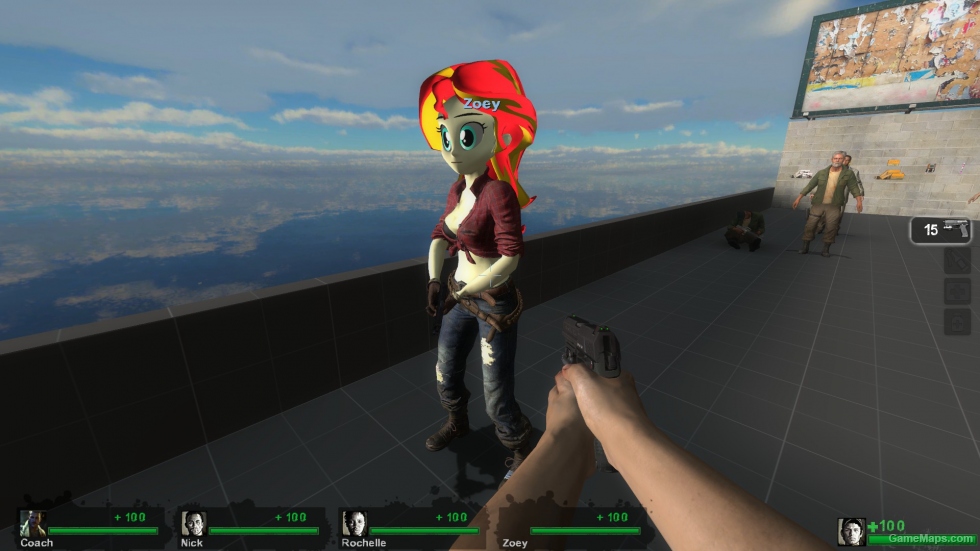 Sunset Shimmer - Zoey (requested by johnpalmonl4d2)