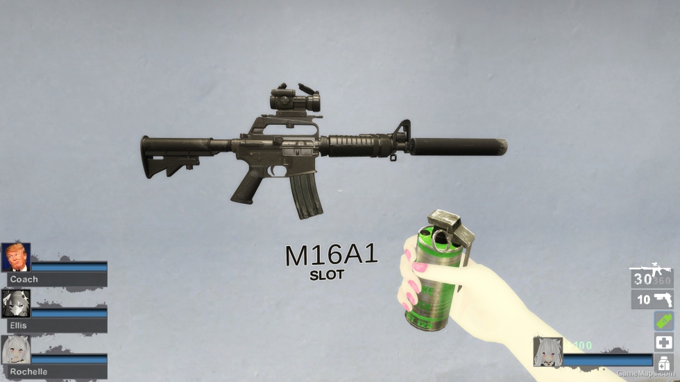 suppressed Colt M733 BHD M16 [Sound fix Ver]