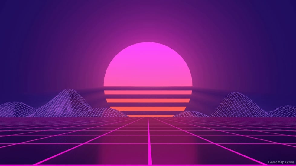 Synthwave Menu Background