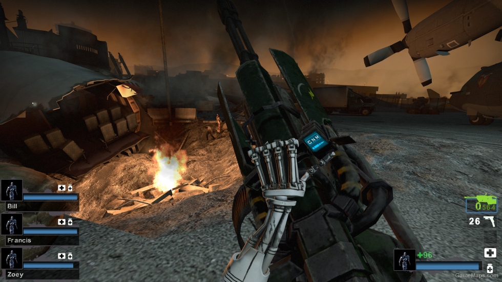 T-800 Minigun [Replace AKM]