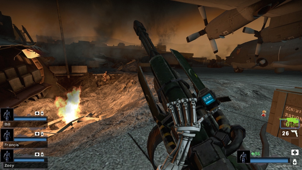 T-800 Minigun [Replace AKM]
