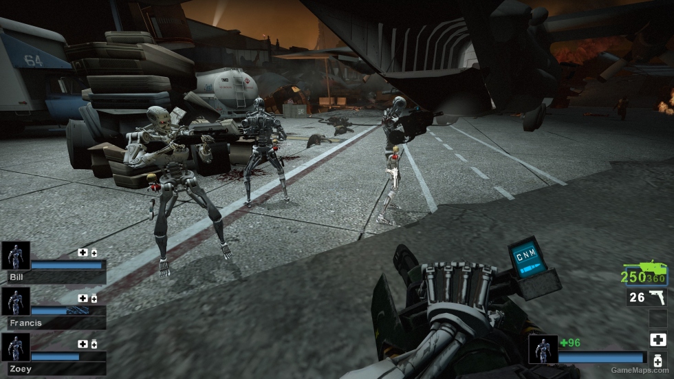 T-800 Minigun [Replace AKM]