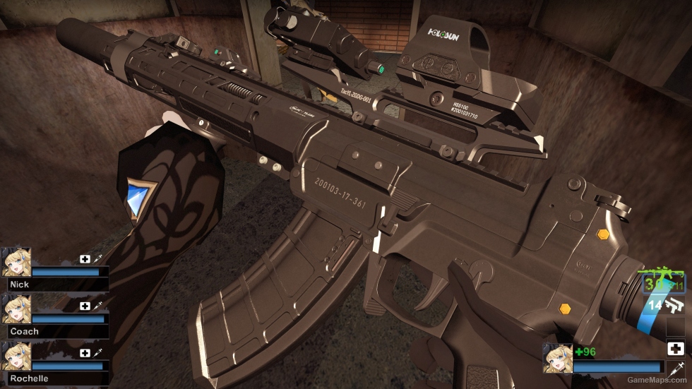 TacYL QBZ191AR replace Rifle (version 2)