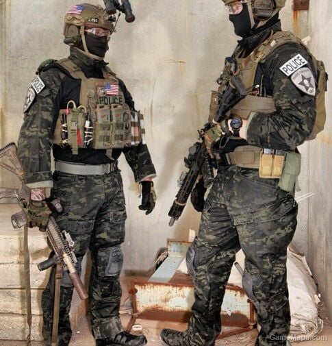 Task Forces US/UK Zoey (Black Multicam / Brown)