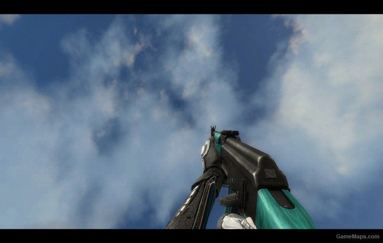 Teal AK-47 on HyperMetal's anims