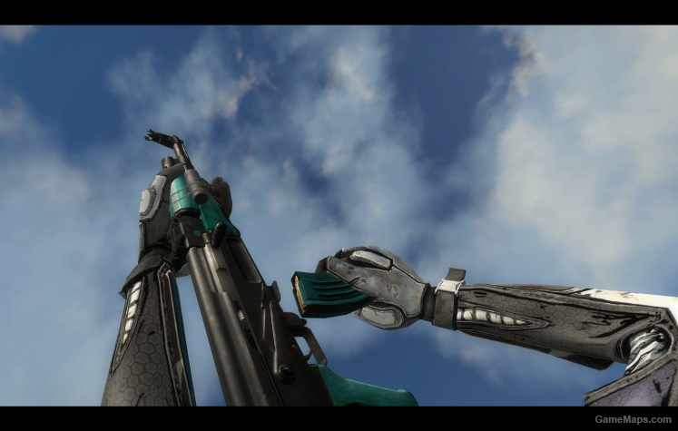 Teal AK-47 on HyperMetal's anims