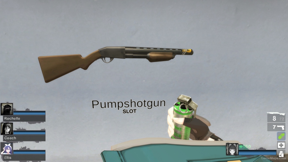 The Extended Shotgun Replacing PumpShotgun [Add Sound Ver] (request)