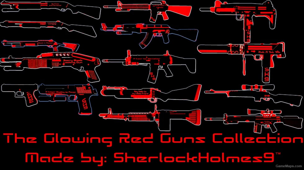 The Glowing Red Guns|Las armas rojas que brillan intensamente