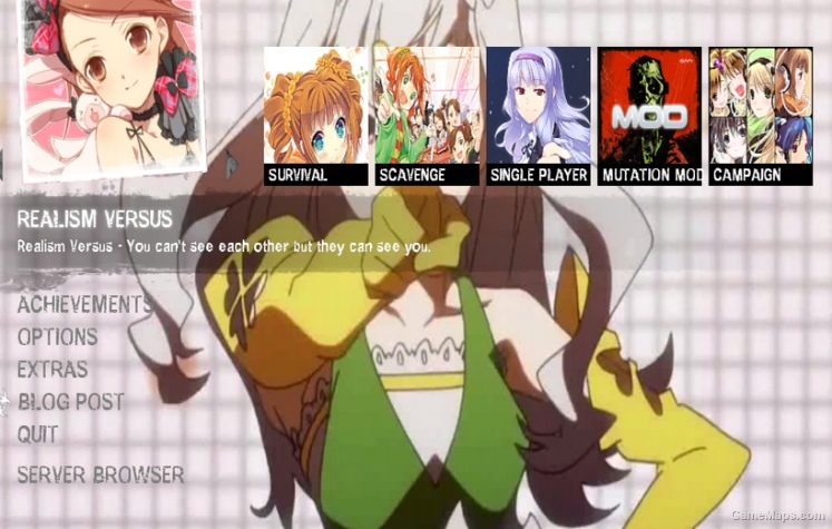 THE iDOLMASTER Menus
