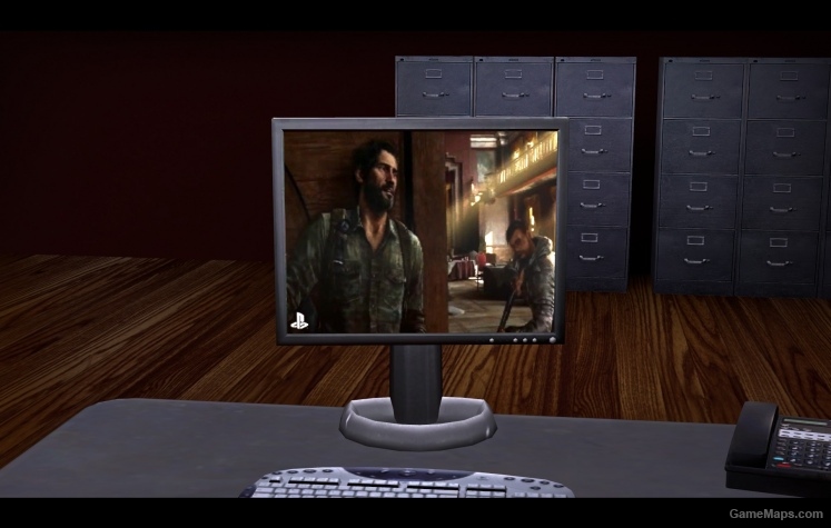 The Last of Us trailer on PC Screen