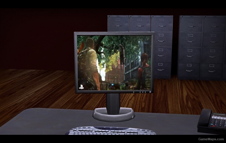 The Last of Us trailer on PC Screen