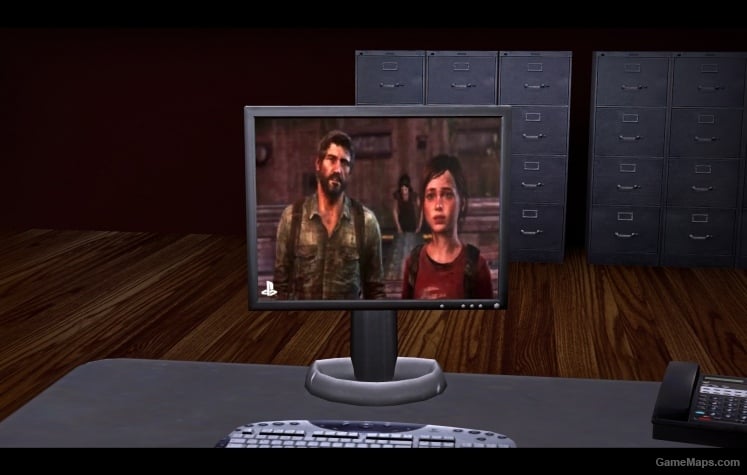 The Last of Us trailer on PC Screen