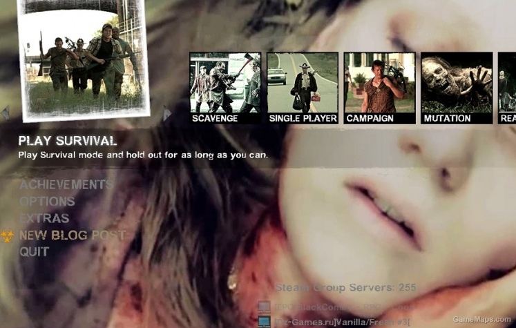 The Walking Dead Menu
