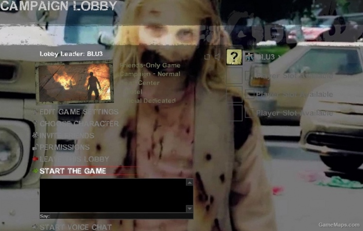 The Walking Dead Menu