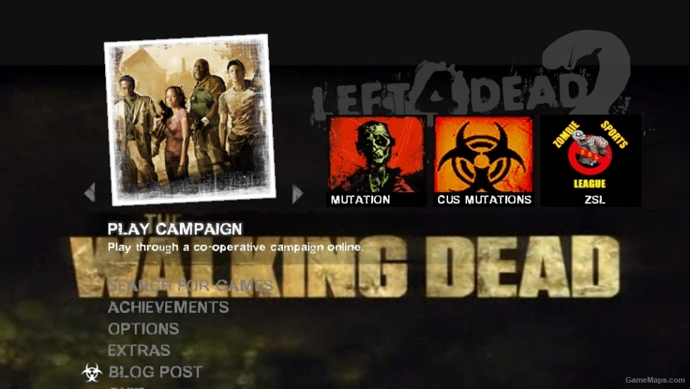 The Walking Dead Season 3 Background/Intro. for L4D2 - No Audio