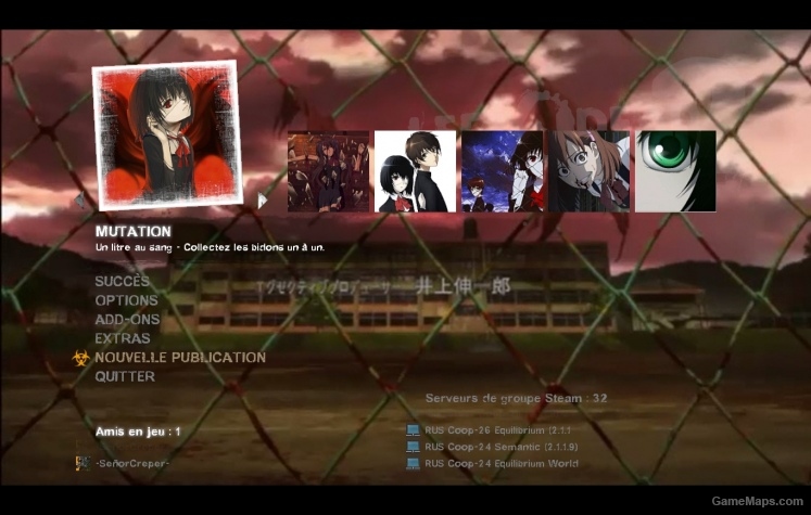 theme menu principal ANOTHER