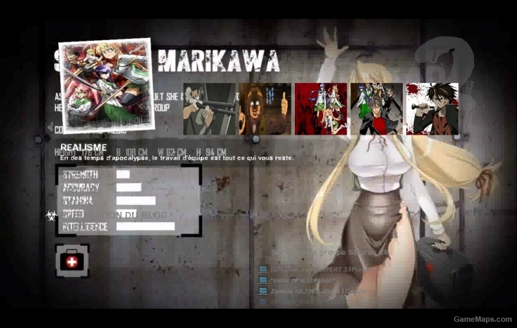 theme menu principal HOTD