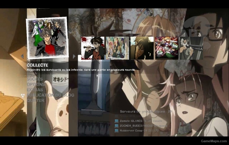 theme menu principal HOTD