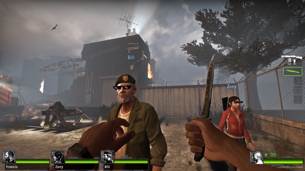 Thug Life Glasses X Knife [Knife - Extra effect]