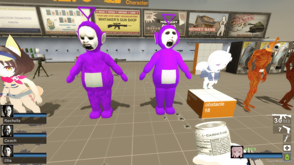 Tinky Winky (Slendytubbies) Over Hunter (Remake) (request)