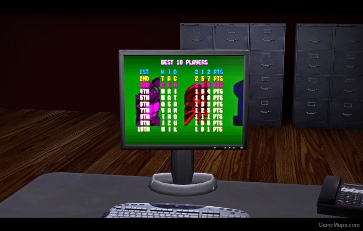 TMNT1 arcade on PC Screen