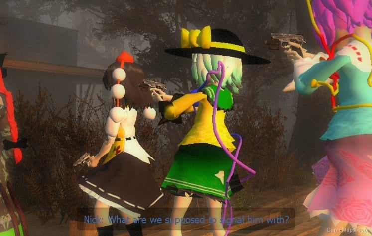Touhou Survivors 5 - Ok so this time we got, a scout tengu repoter, a mind reader and her sis, and a nyan girl Touhou Survivors 5