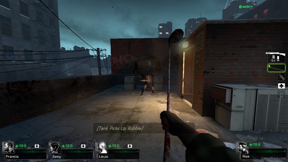 Traincar Tank in all l4d1 campaigns