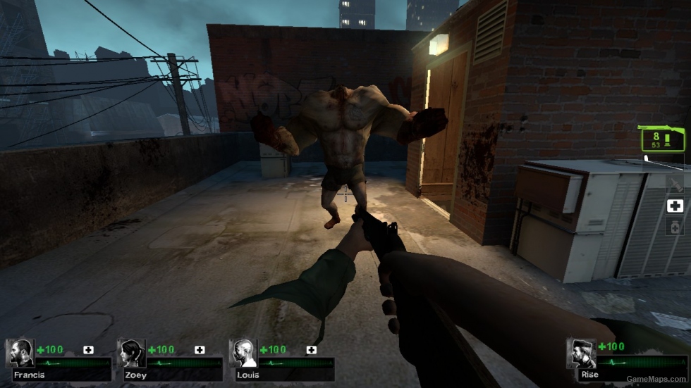 Traincar Tank in all l4d1 campaigns