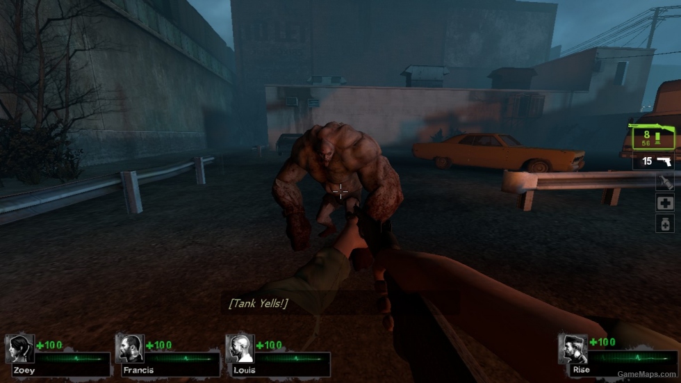 Traincar Tank in all l4d1 campaigns