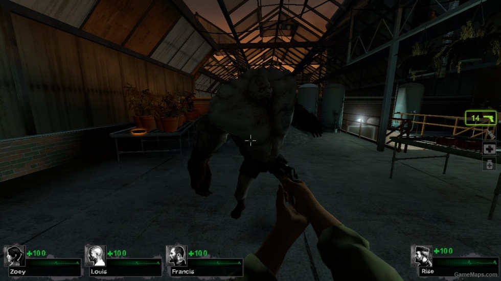 Traincar Tank in all l4d1 campaigns