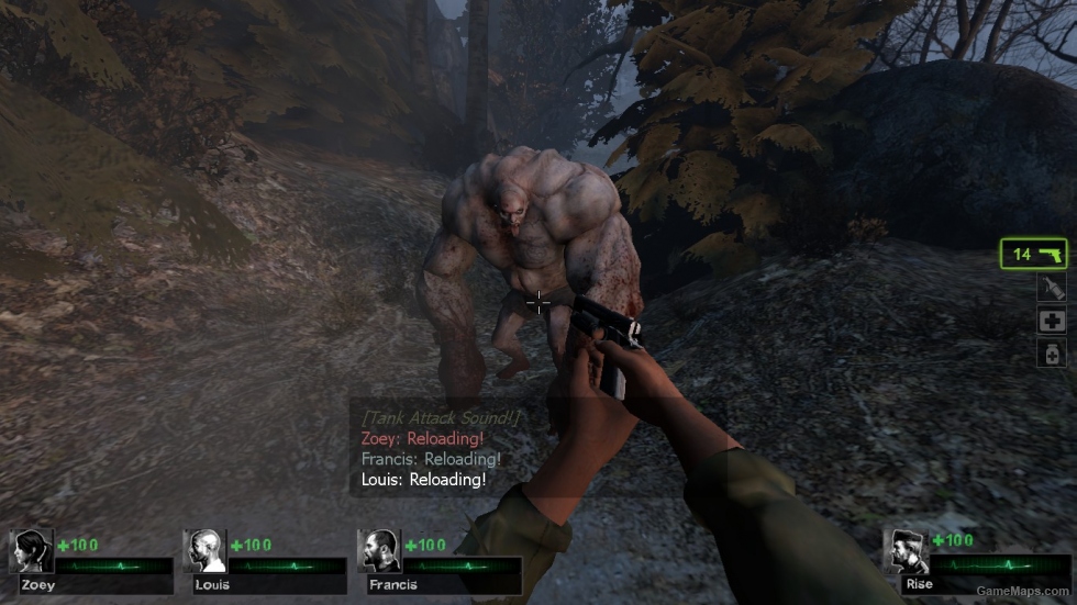 Traincar Tank in all l4d1 campaigns