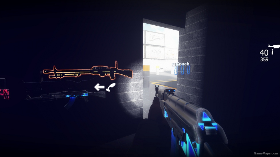 Triangle weapon skin