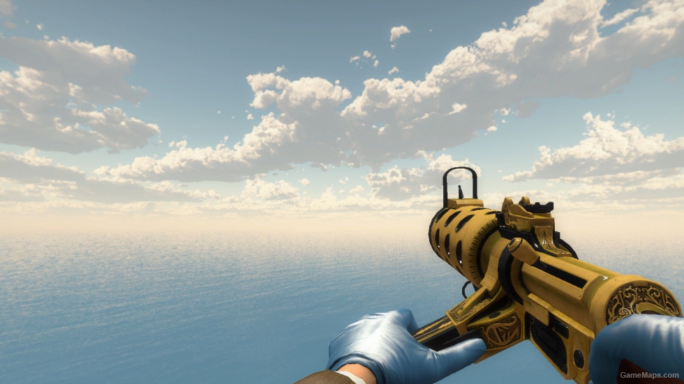 Triple R Machine Gun as Silenced SMG