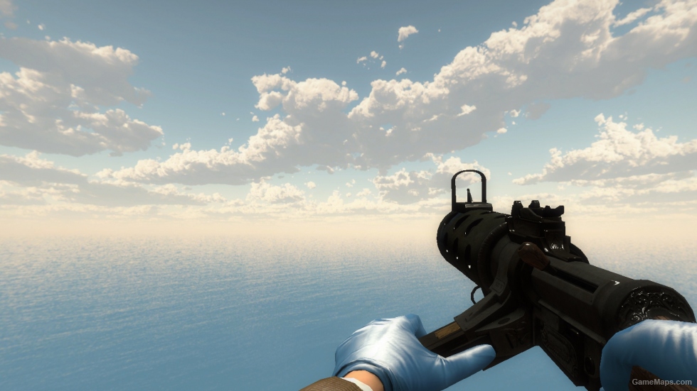 Triple R Machine Gun as Silenced SMG