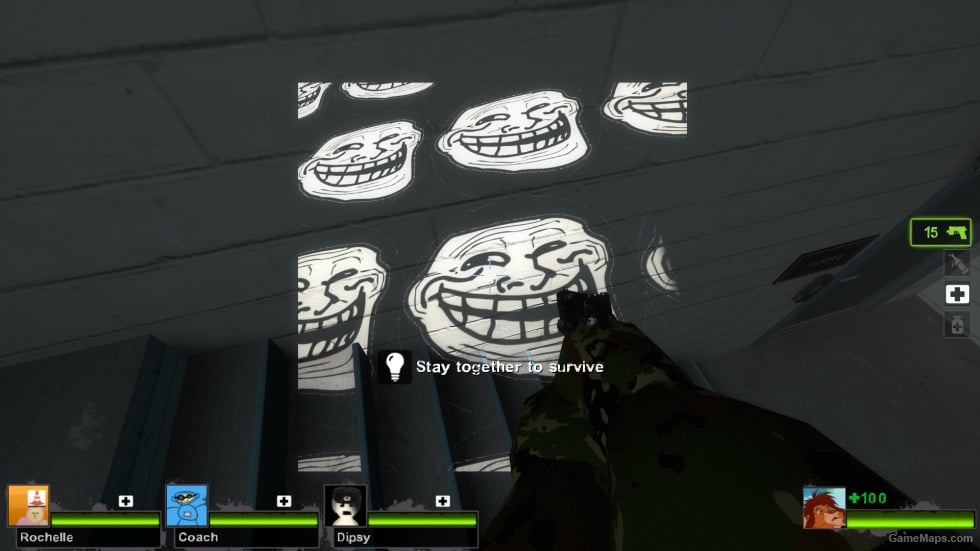 Troll face light