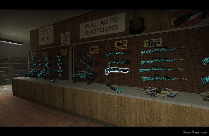 Tron (cyan) weapon skinpack