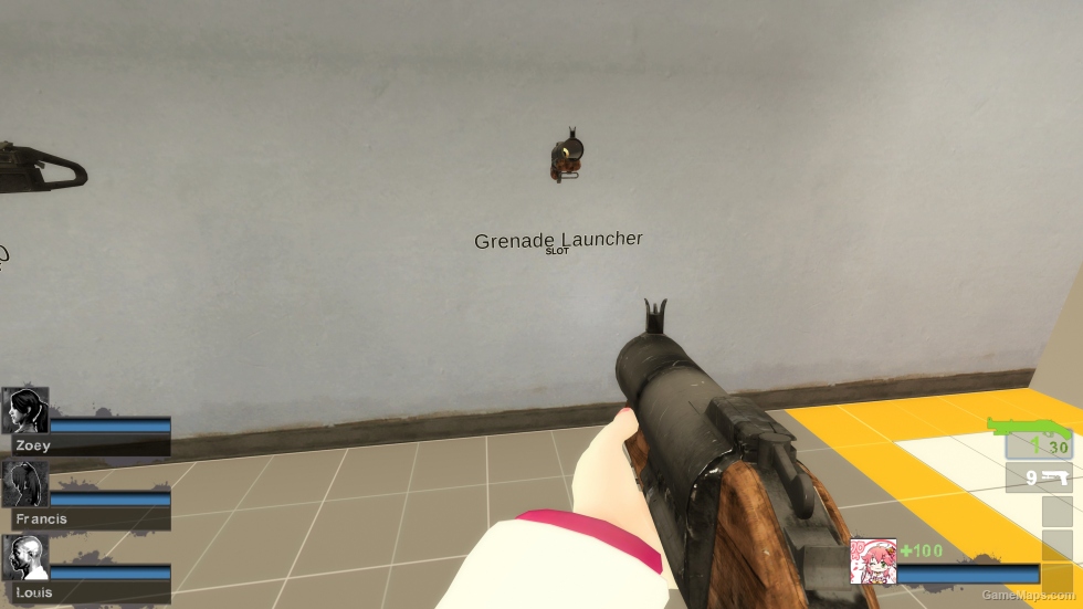 Truncated grenade launcher (Grenade Launcher)