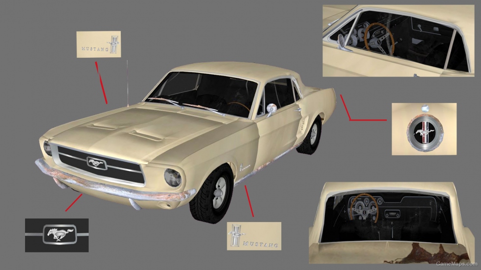 TWD Ford Mustang (1969 Sedan)