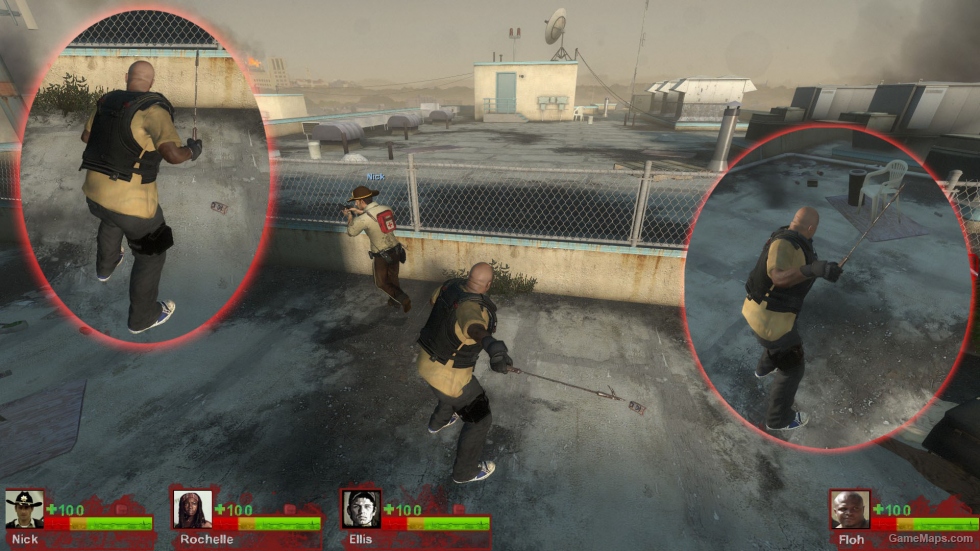 TWD Melee - Fireplace Poke (Tonfa)