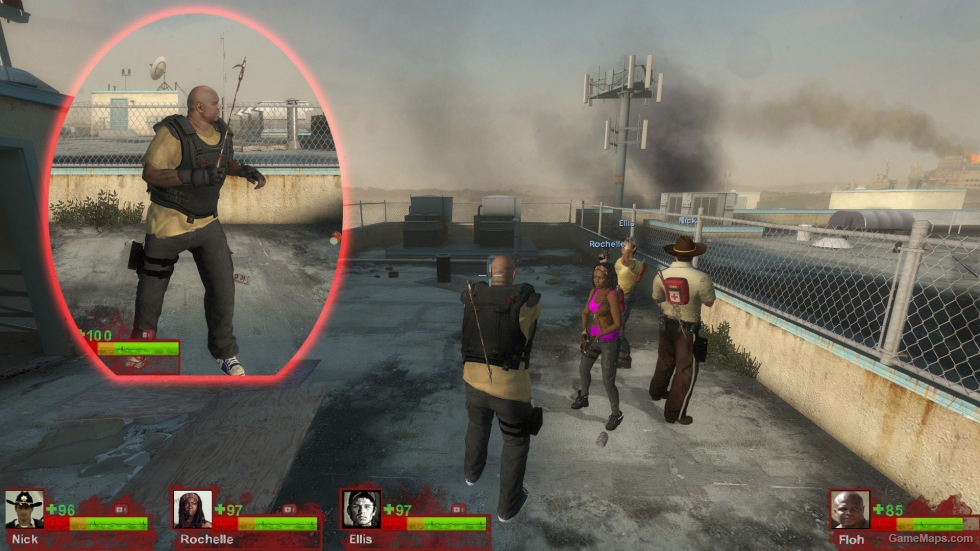 TWD Melee - Fireplace Poke (Tonfa)
