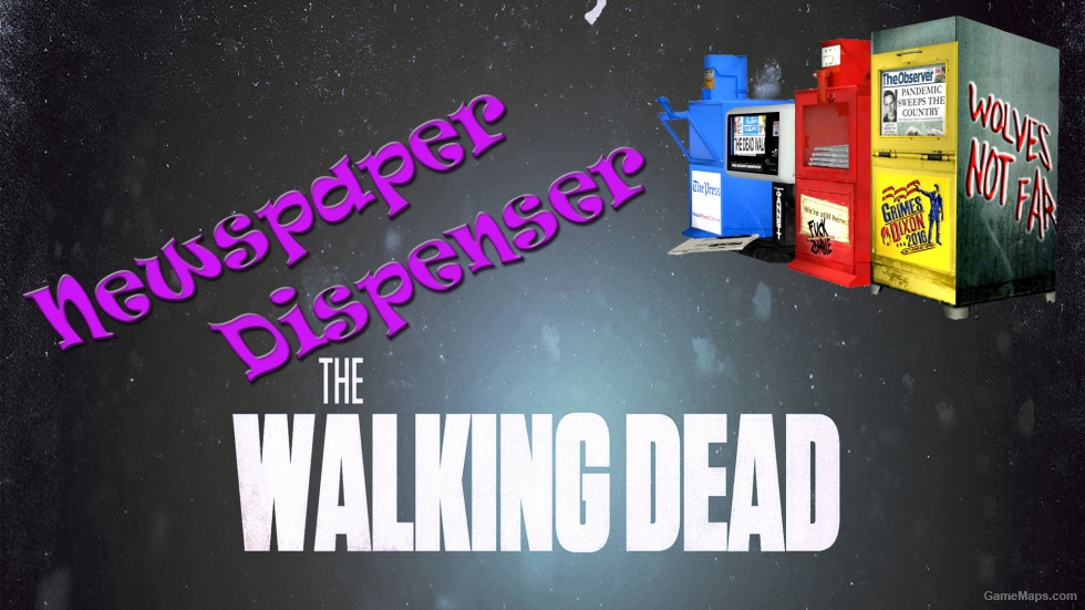 TWD Newspaper Dispensers (HD + Random)