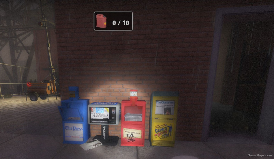 TWD Newspaper Dispensers (HD + Random)
