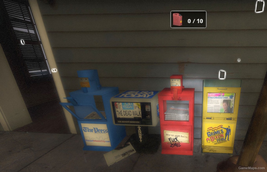 TWD Newspaper Dispensers (HD + Random)