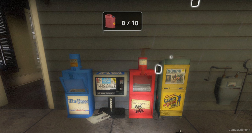 TWD Newspaper Dispensers (HD + Random)